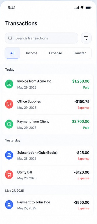 Accounting Lite Buchungen